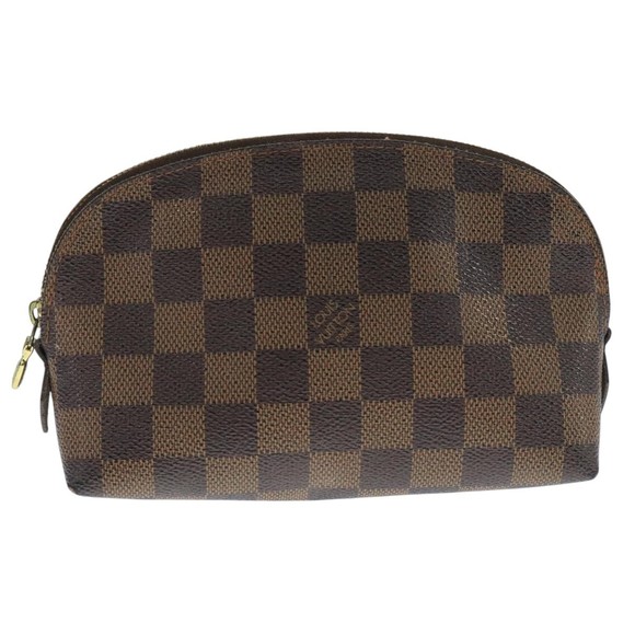 LOUIS VUITTON Damier Ebene Pochette Cosmetic PM Pouch N47516 LV Auth 109942 - Picture 13 of 16